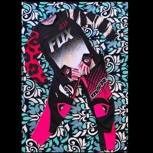 3 piece set to go dirt bike riding for girls